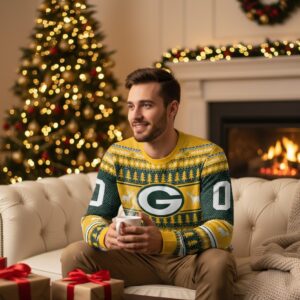 2025 Christmas Packers Personalized Ugly Sweater 3