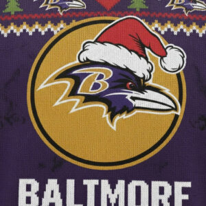 Baltimore Ravens x Grinch Ugly Sweater 2
