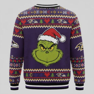 Baltimore Ravens x Grinch Ugly Sweater 3