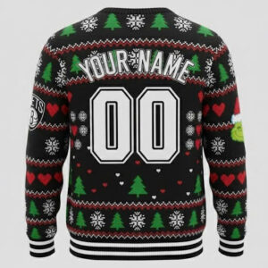 Brooklyn Nets X Grinch Ugly Sweater 2
