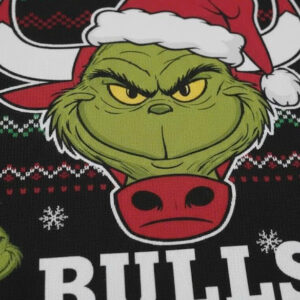 Chicago Bulls x Grinch Ugly Sweater 3