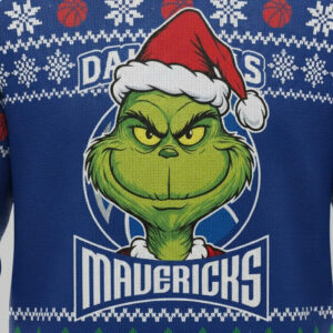 Dallas Mavericks x Grinch Ugly Sweater 2