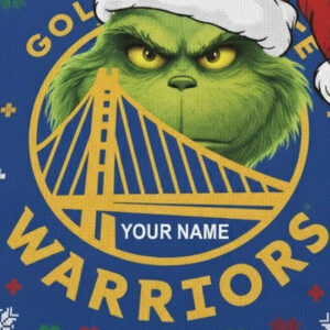Golden State Warriors x Grinch Ugly Sweater 1