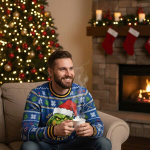 Golden State Warriors x Grinch Ugly Sweater 2