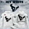 Houston Texans 2025 2026 Icy white Hoodie 1