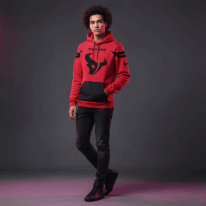 Houston Texans Battle Red 2025 Hoodie 2