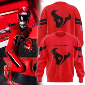 Houston Texans Battle Red 2025 Sweatshirt 1