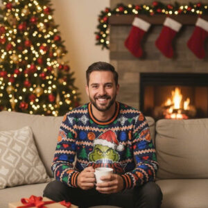 New York Knicks x Grinch Ugly Sweater 2