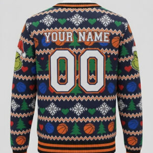 New York Knicks x Grinch Ugly Sweater 3