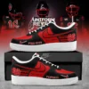 Utah Utes Black Throwbacks Custom AF1 Sneaker 1
