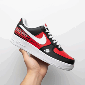 Utah Utes Black Throwbacks Custom AF1 Sneaker 2