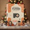 Philadelphia Flyers Advent Calendar 2025 – Merry Christmas Retro Orange Fan NHL Hockey Collectible Set