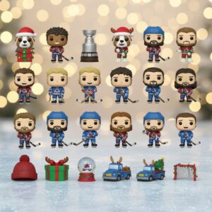 Colorado Avalanche Advent Calendar 2025 – Merry Christmas NHL Burgundy & Blue Retro Fan Surprise Box