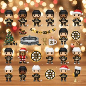 Boston Bruins Advent Calendar 2025 – Holiday Retro Edition Black & Gold Hockey Exclusive Collectible NHL Set