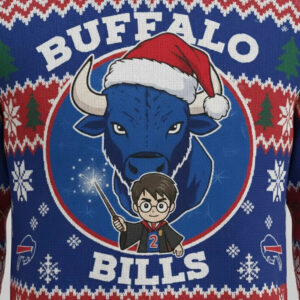 buffalo Bills x harry potter ugly sweater 3