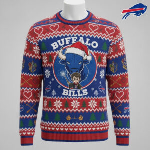 buffalo Bills x harry potter ugly sweater 4