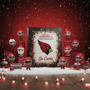 Arizona Cardinals 2025 Advent Calendar - "Go Cards" Collectible Football Fan Gift