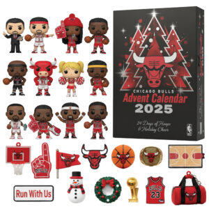 Chicago Bulls 2025 Advent Calendar – “See Red” Exclusive Collector Mini Figures Set