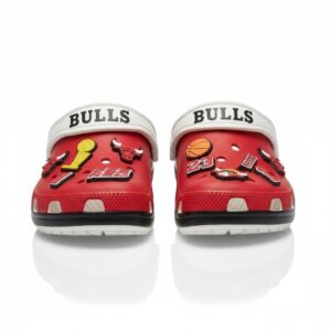 Chicago Bulls NBA Crocs Clogs – “See Red” Red Black Legendary Fan Footwear