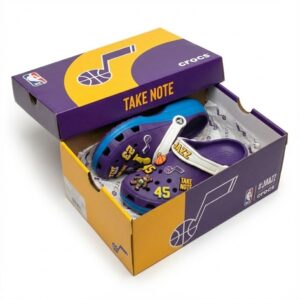 Utah Jazz NBA Crocs Clogs – “Take Note” Dynamic Team Gear