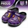 Sacramento Kings NBA Crocs Clogs – “Light The Beam” Royal Court Kicks