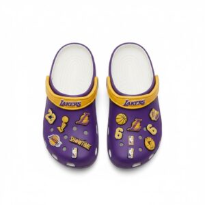 LA Lakers NBA Crocs Clogs – “Showtime” Purple Gold Championship Fan Gear