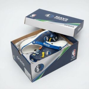 Dallas Mavericks NBA Crocs Clogs – “Mavs Forever” Navy Blue Unstoppable Fan Footwear