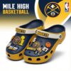 Denver Nuggets NBA Crocs Clogs – “Mile High” Blue Gold Elevated Jibbitz Set