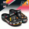 San Antonio Spurs NBA Crocs Clogs – “Go Spurs Go” Black Neon Legendary Fan Footwear