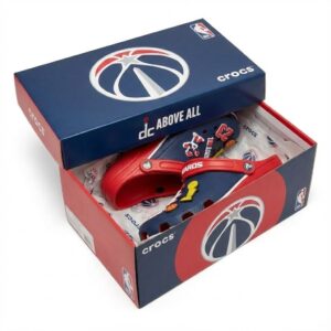 Washington Wizards NBA Crocs Clogs – “DC Above All” Magical Capital Fan Footwear