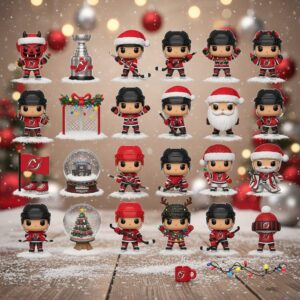 New Jersey Devils Advent Calendar 2025 – “Let’s Go Devils!” Holiday Edition Exclusive NHL Collectible Set