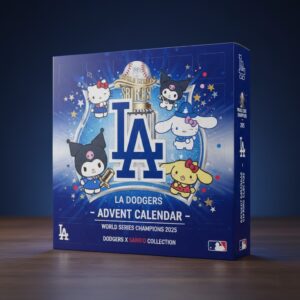 LA Dodgers x Sanrio Advent Calendar 2025 – Hello Kitty & World Series Champion Collectible Set