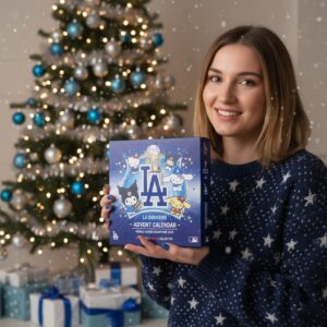 LA Dodgers x Sanrio Advent Calendar 2025 – Hello Kitty & World Series Champion Collectible Set