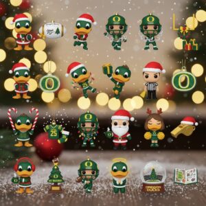 Oregon Ducks Advent Calendar 2025 – Puddles The Duck Mascot “Go Ducks!” NCAA Christmas Edition Collectible Set