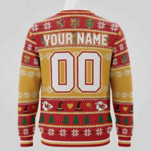 kansas city chiefs x harry potter ugly sweater 2