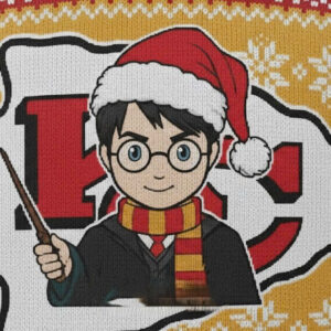 kansas city chiefs x harry potter ugly sweater 3