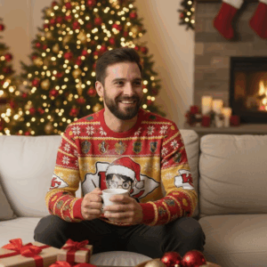 kansas city chiefs x harry potter ugly sweater 4