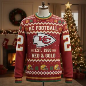 Kansas City Chiefs Ugly Christmas Sweater 2025 – NFL Christmas Holiday Sweater
