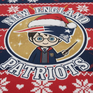 new england Patriots x harry potter ugly sweater 2