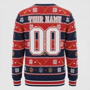 new england Patriots x harry potter ugly sweater 3
