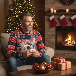 new england Patriots x harry potter ugly sweater 4