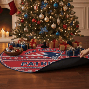 new england patriots Christmas Tree Skirt 2