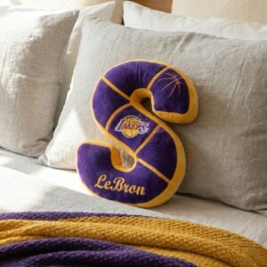Los Angeles Lakers NBA Plush Letter Pillows – “Showtime” Legendary Velvet Cushion Set