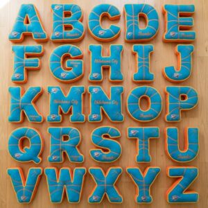 OKC Thunder NBA Plush Letter Pillows – “Thunder Up” Electrifying Team Spirit Decor