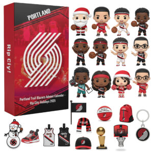 Portland Trail Blazers Advent Calendar 2025 – NBA Christmas Countdown Gift Box for Basketball Lovers