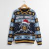 Denver Nuggets Ugly Christmas Sweater – Mile High City Mountain Knit Snowflake Fan Gear NBA