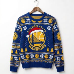 Golden State Warriors Ugly Christmas Sweater – Exclusive NBA Dub Nation Christmas Apparel