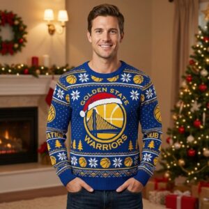 Golden State Warriors Ugly Christmas Sweater – Exclusive NBA Dub Nation Christmas Apparel