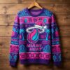 Miami Heat Ugly Christmas Sweater – NBA Vice City Neon Holiday Exclusive Edition