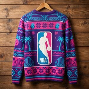 Miami Heat Ugly Christmas Sweater – NBA Vice City Neon Holiday Exclusive Edition